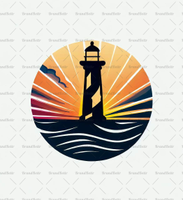 Leuchtturm bei Sonnenuntergang